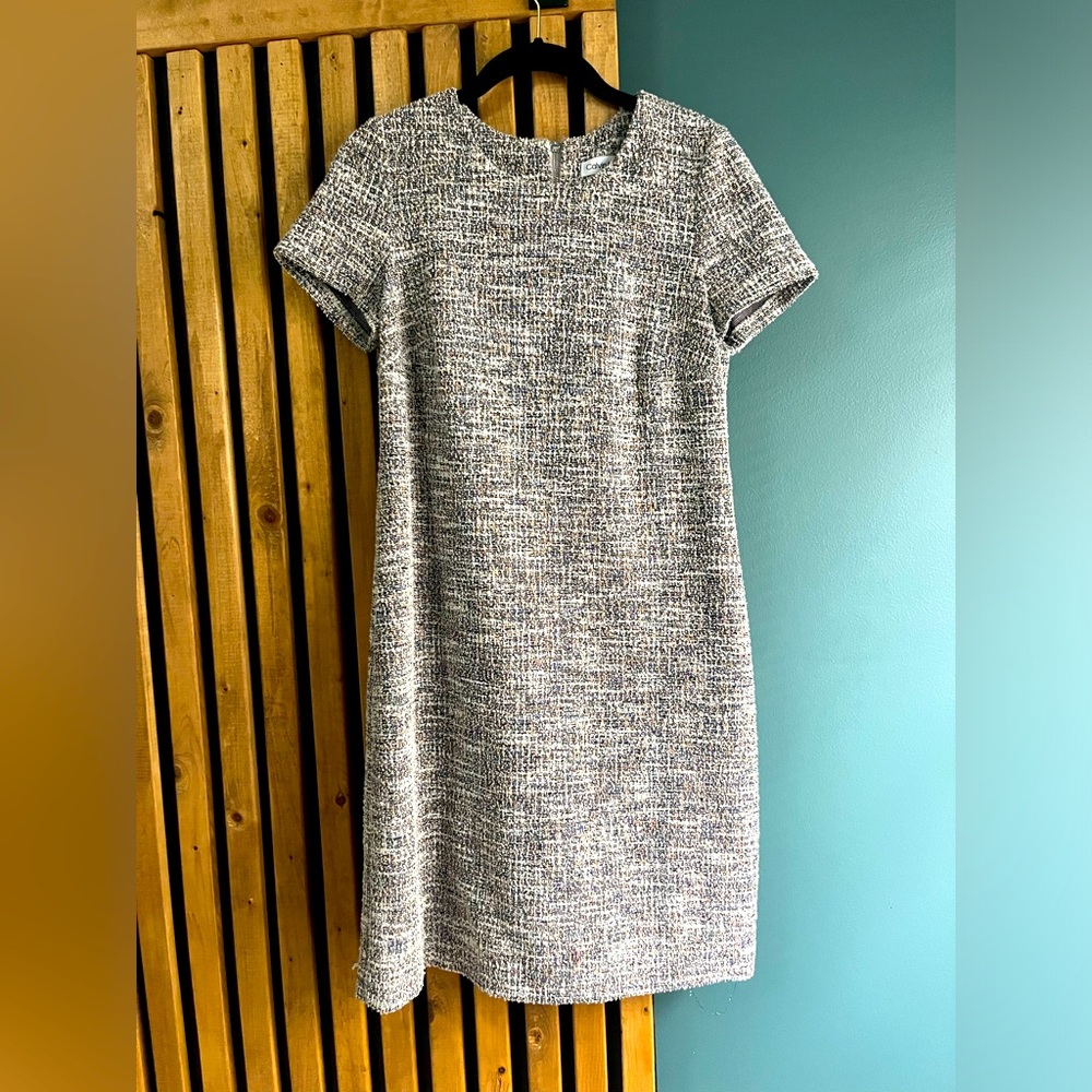 Calvin Klein knit midi dress.